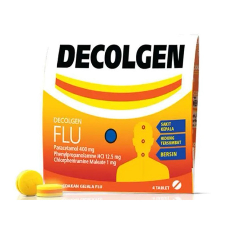 Decolgen Obat Flu 4 Tablet
