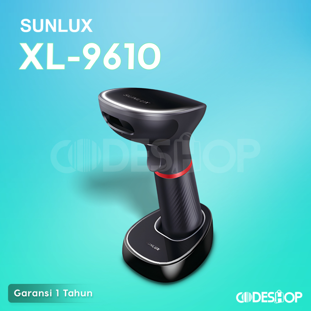 Barcode Scanner Sunlux XL-9610 Wireless Bluetooth