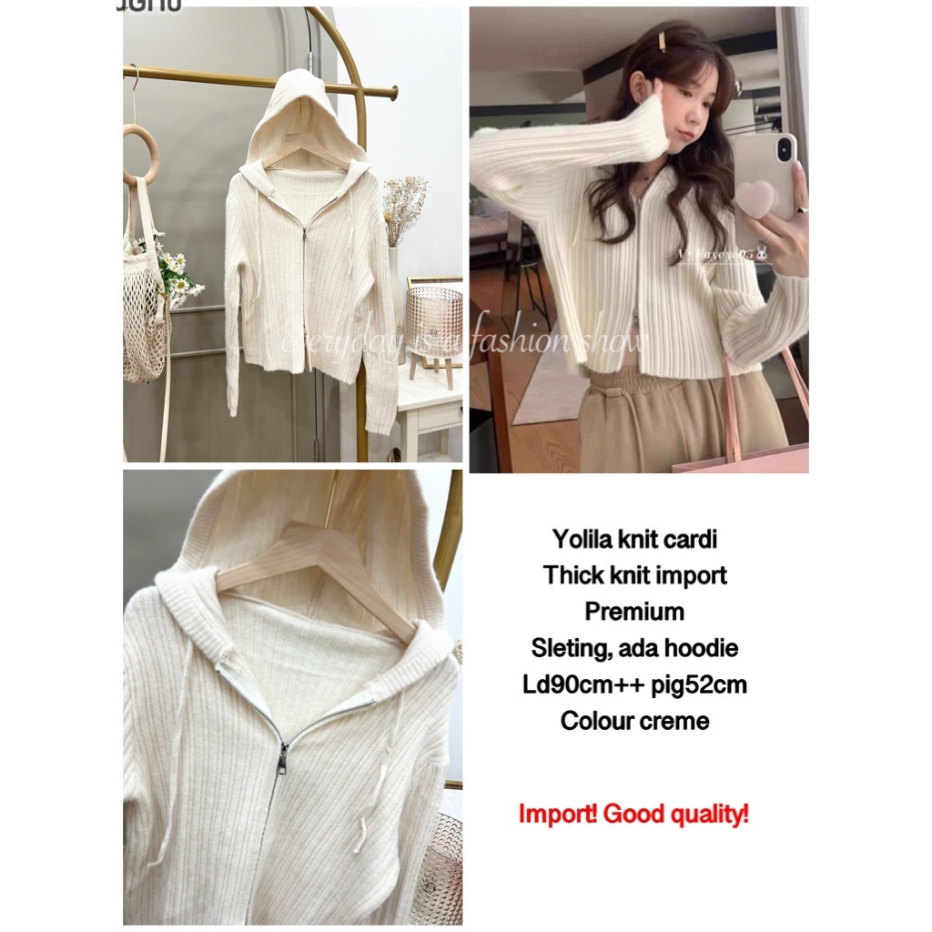 YOLILA KNIT CARDI IMPORT