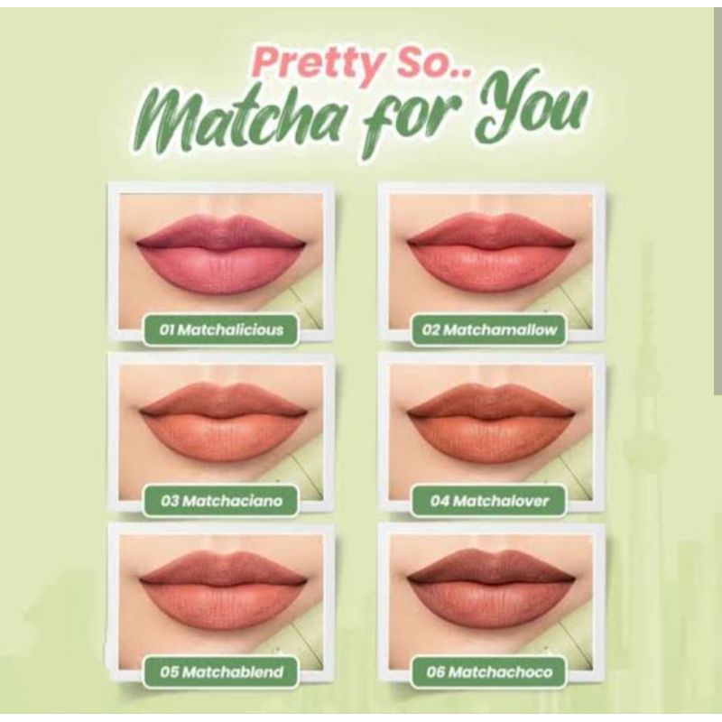 Hanasui lipstik matcha edition