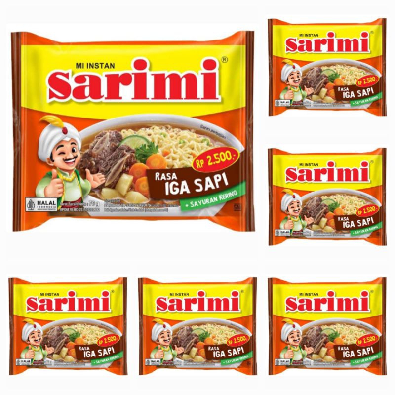 Sarimi Mi Instan Rasa Iga Sapi 70 Gr