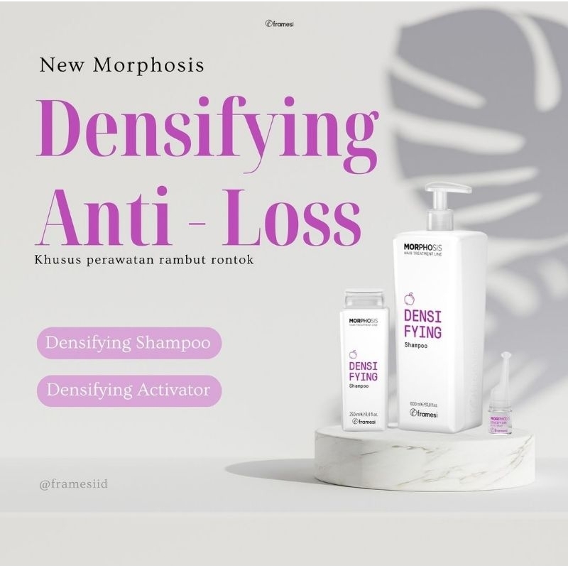 Framesi morphosis densifying shampoo 1000ml shampoo rambut rontok
