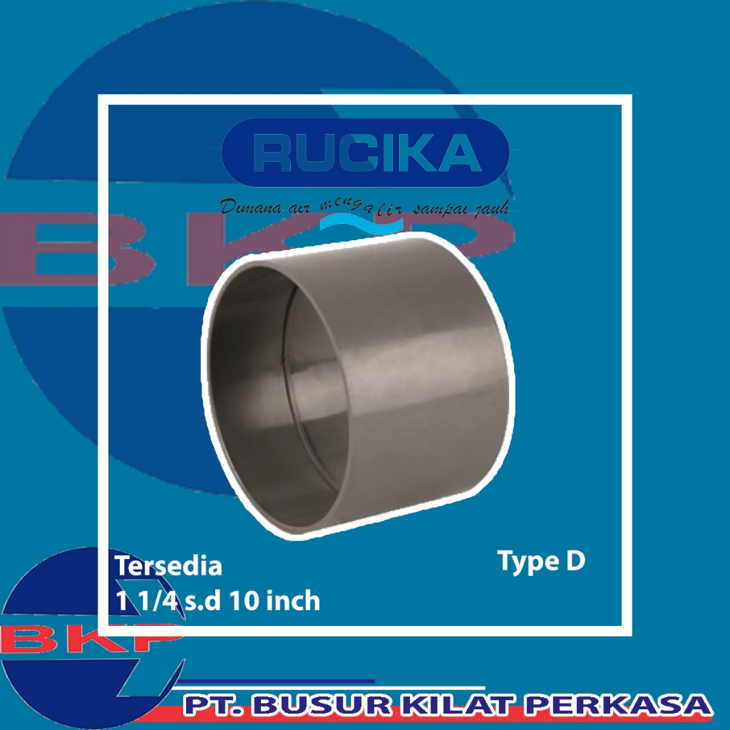 Sock / Socket Pvc 3 inch Rucika Class D