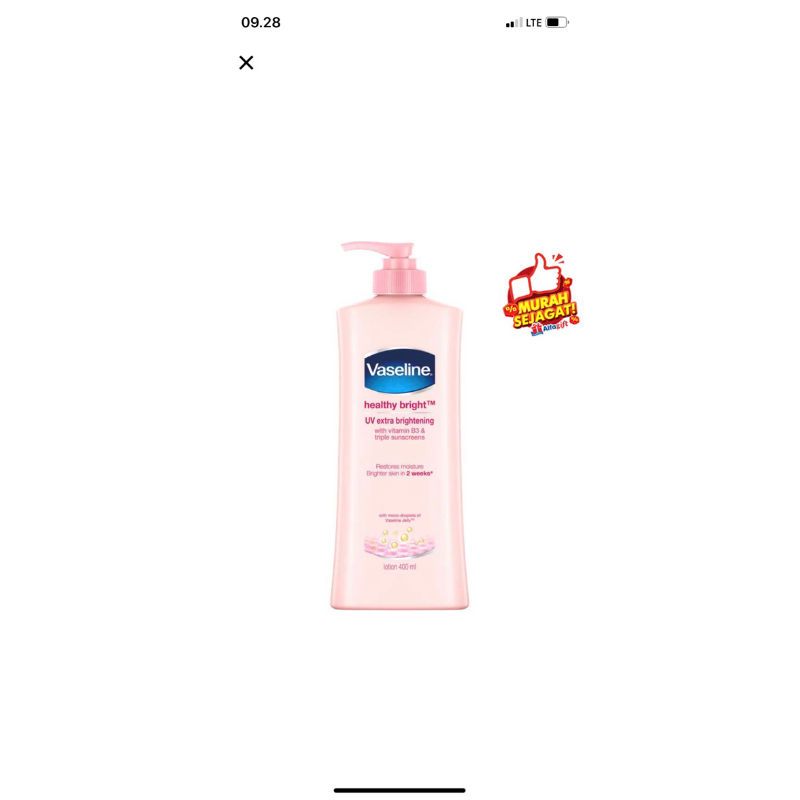 vaseline hand body