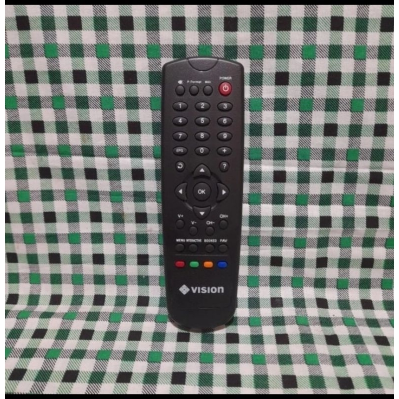 REMOTE INDOVISION MNC VISION 100% ORIGINAL