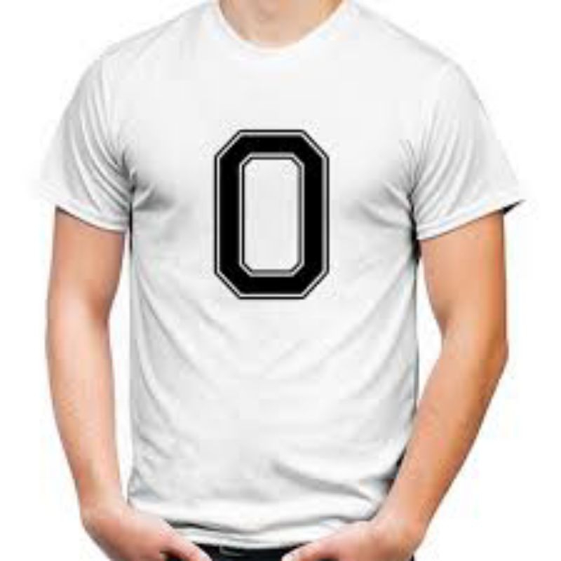 kaos sablon huruf slmon