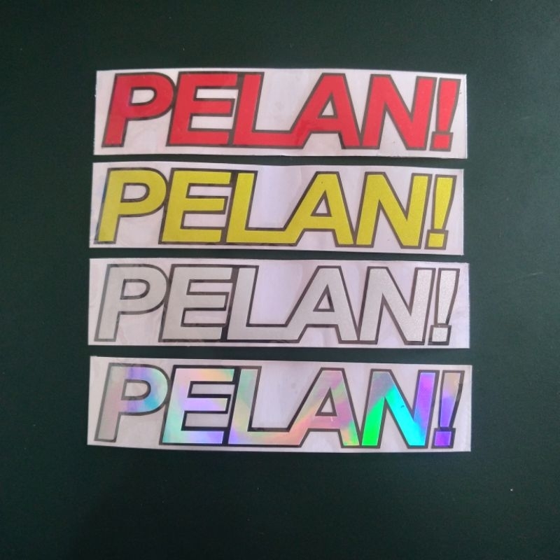 Sticker PELAN