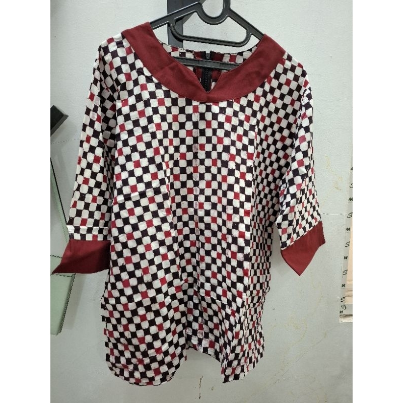 preloved batik merah