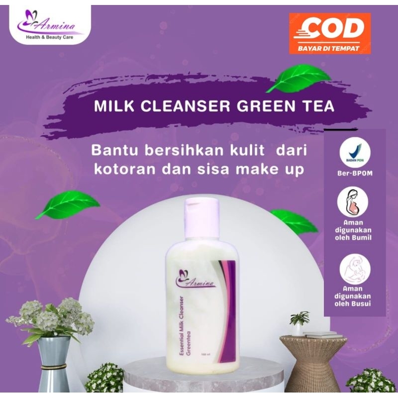 ARMINA MILK CLEANSER GREEN TEA