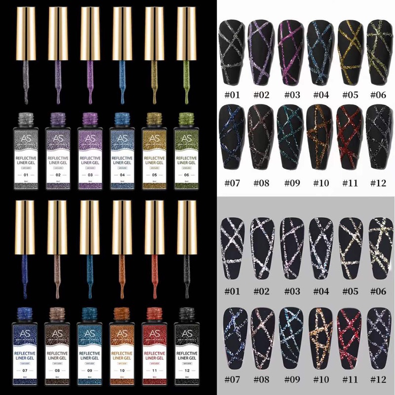 AS Reflective Liner Gel Flash Effect 8ml