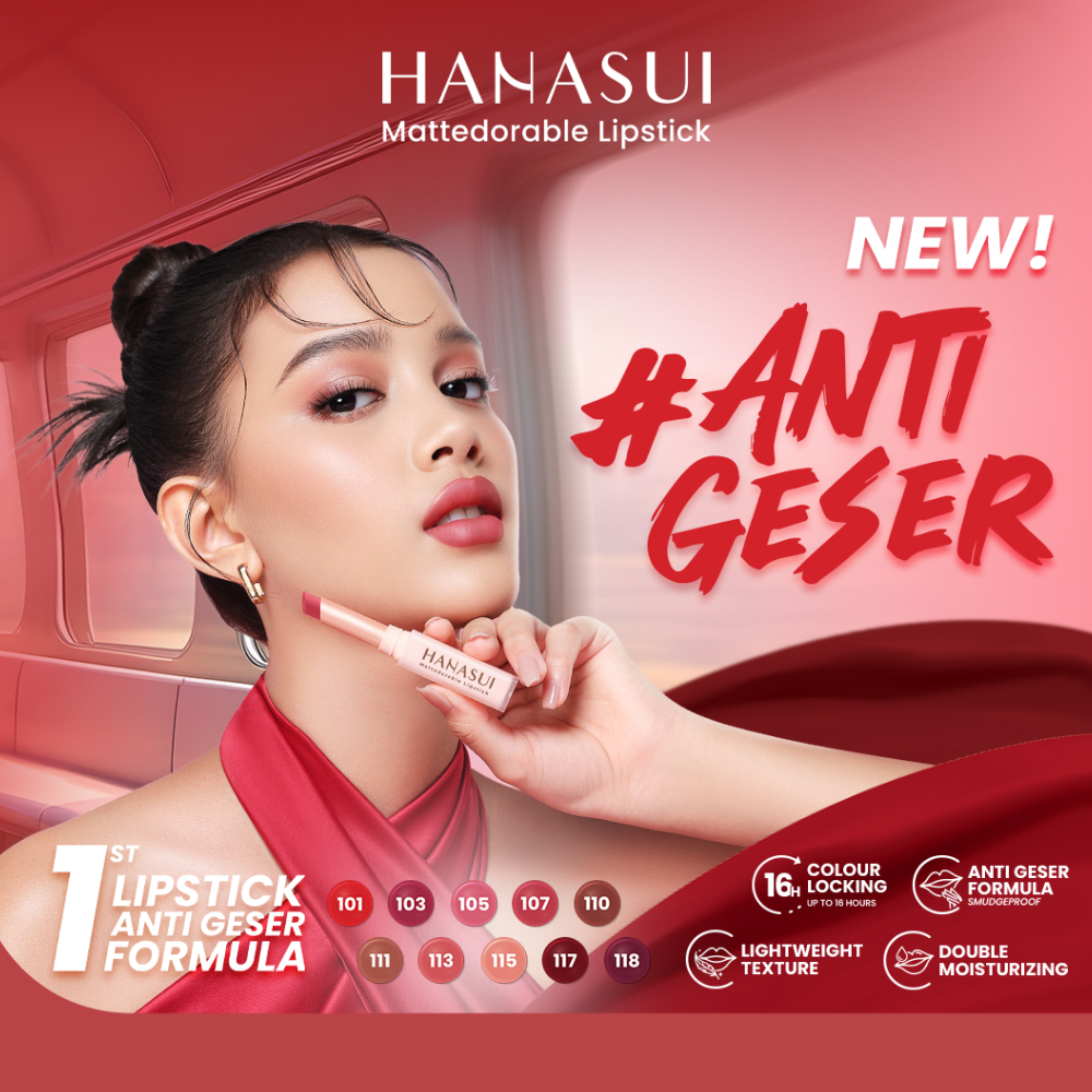 HANASUI Mattedorable Lipstick