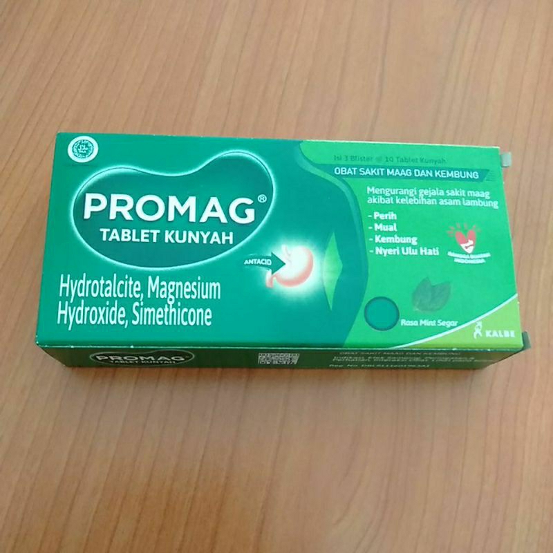 Promag Tablet 1 strip isi 10 tablet