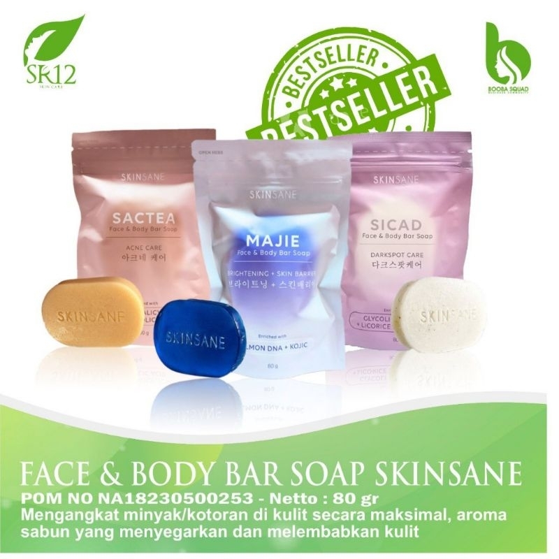 SKINSANE FACE AND BODY BAR SOAP