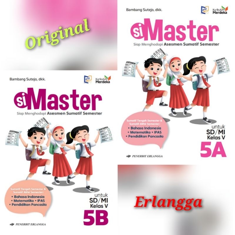 SiMaster untuk SD kelas 5 Merdeka Erlangga