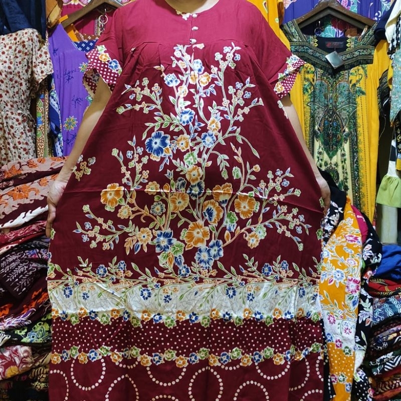Daster hengky kancing mutiara L3