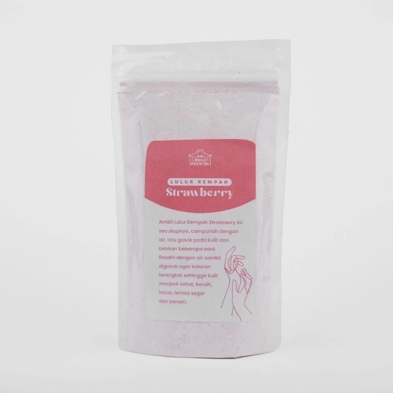 Lulur Rempah Strawberry /100gr