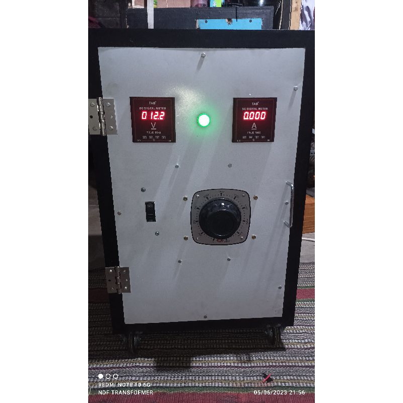 trafo rectifer krom 600a ajust volt 0-15
