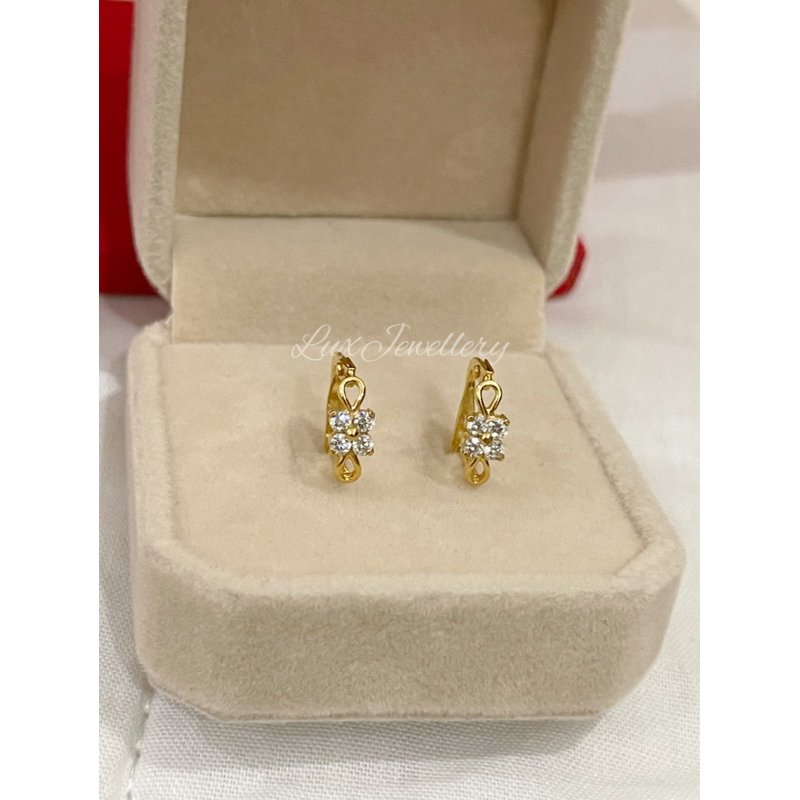 Anting Jepit Osaka Mata Empat 1Gram