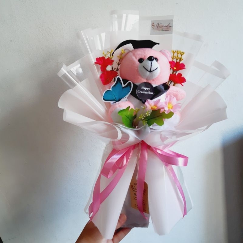 buket boneka wisuda medium/buket wisuda