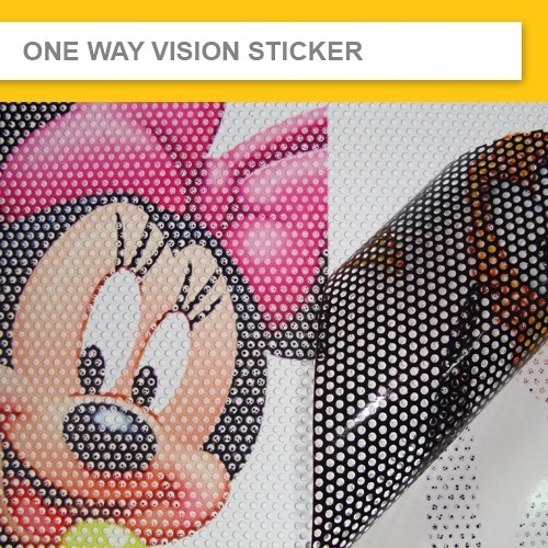 Cetak Stiker Oneway Premium