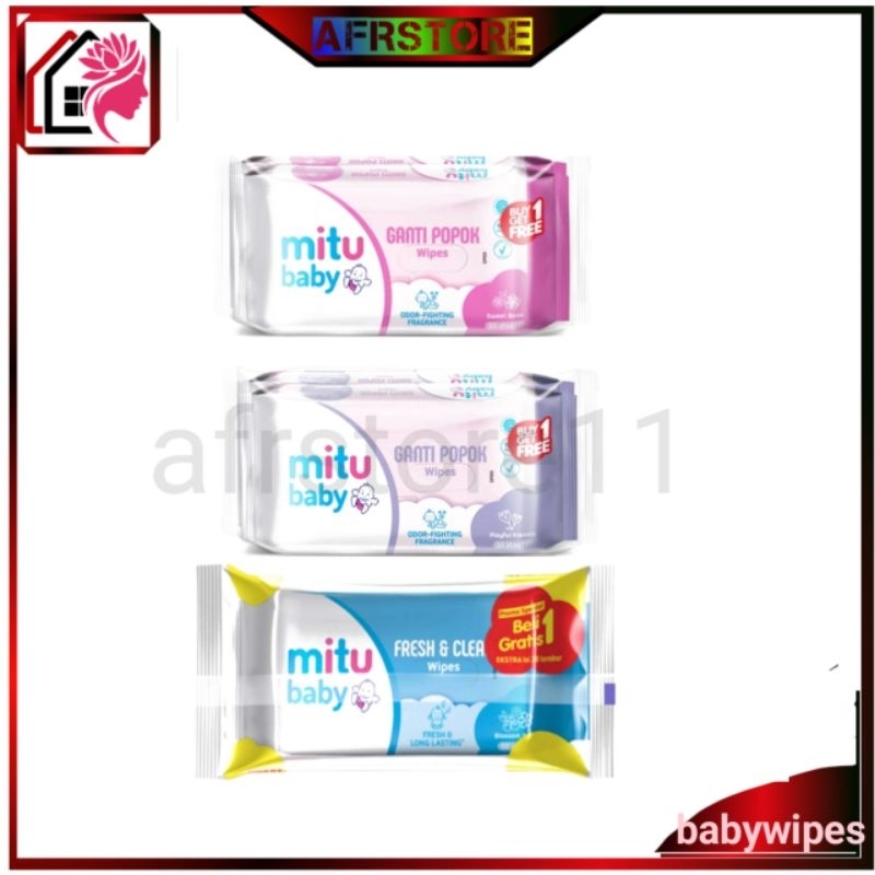MITU BABY TISSUE BASAH 2x50sheet