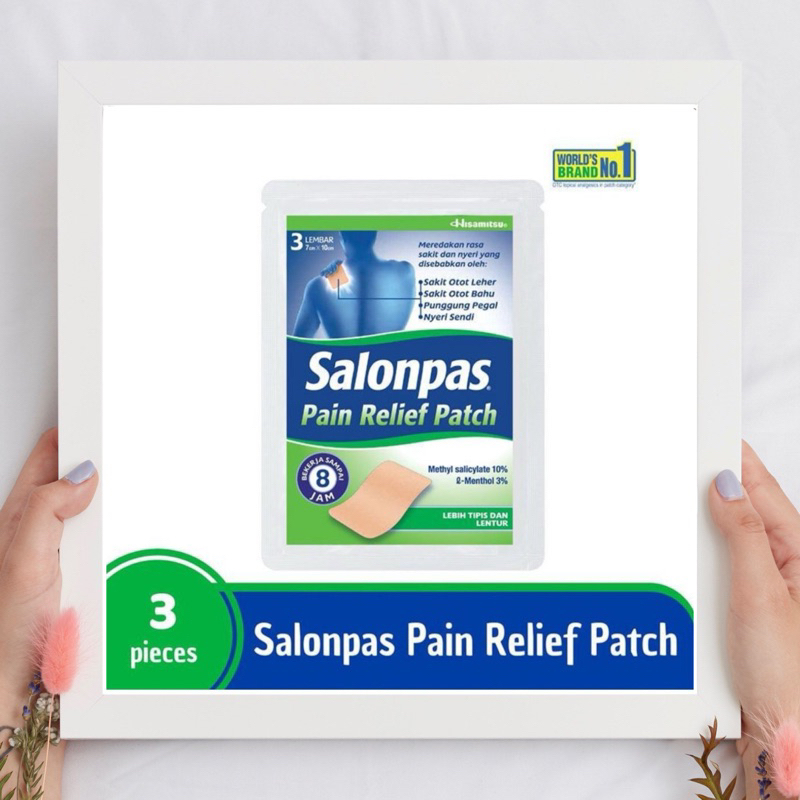 Salonpas Pain Relief Patch 3 Lembar - Pereda Nyeri