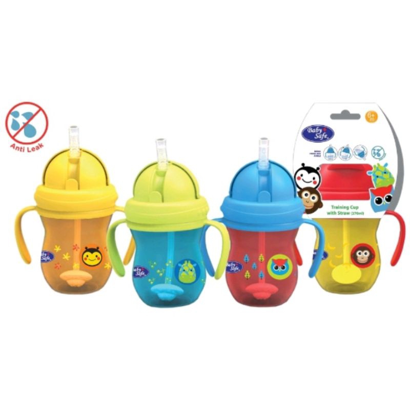 BabySafe Training Cup With Straw 270ml