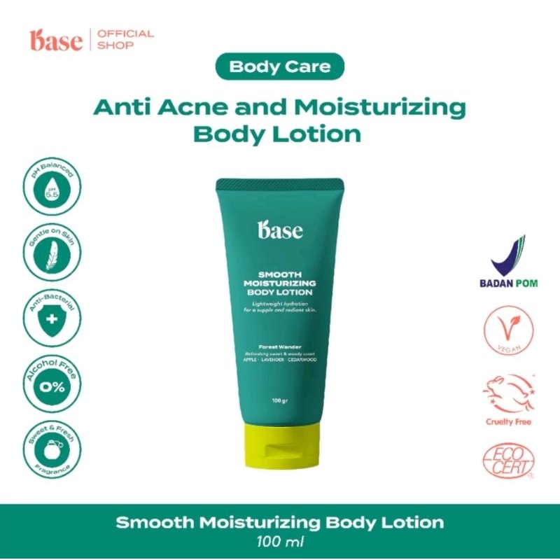 [Ready] BASE Smooth Moisturizing Body Lotion - 100 ml