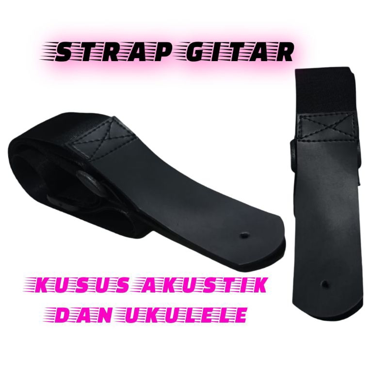 strap gitar akustik dan ukulele