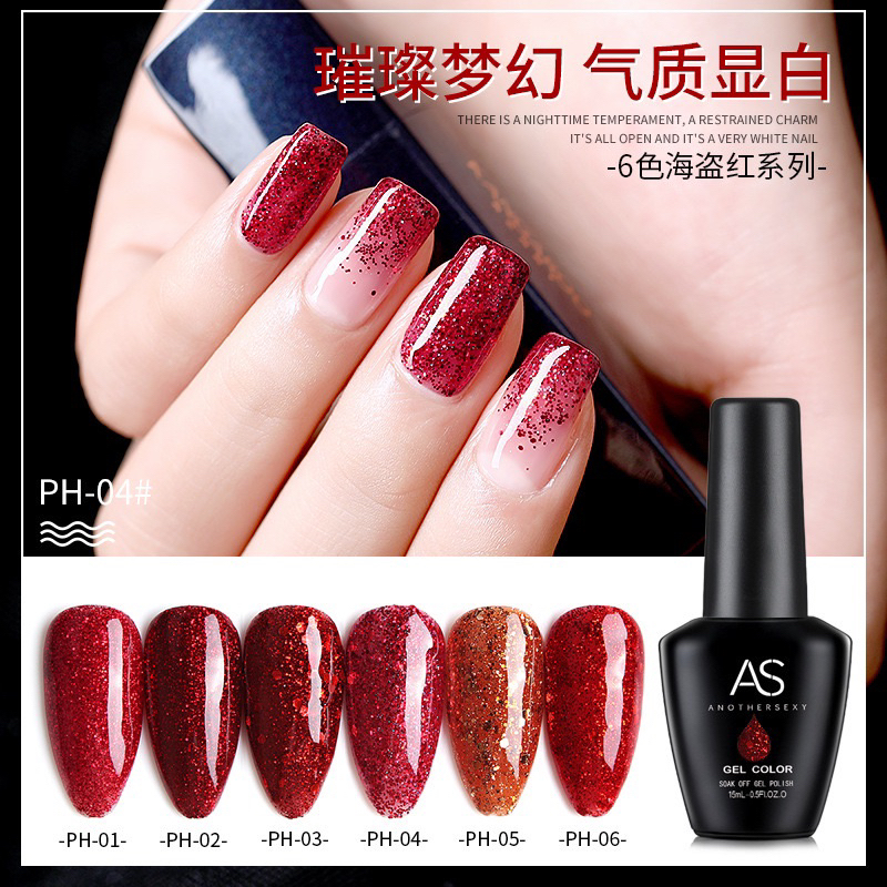AS Nail Gel Polish Code (PH)Satuan 15ML