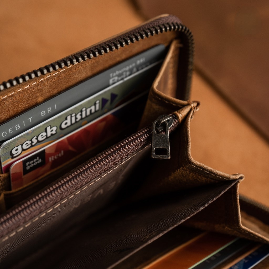 MINI POUCH | DOMPET PANJANG PRIA | BAHAN KULIT SAPI