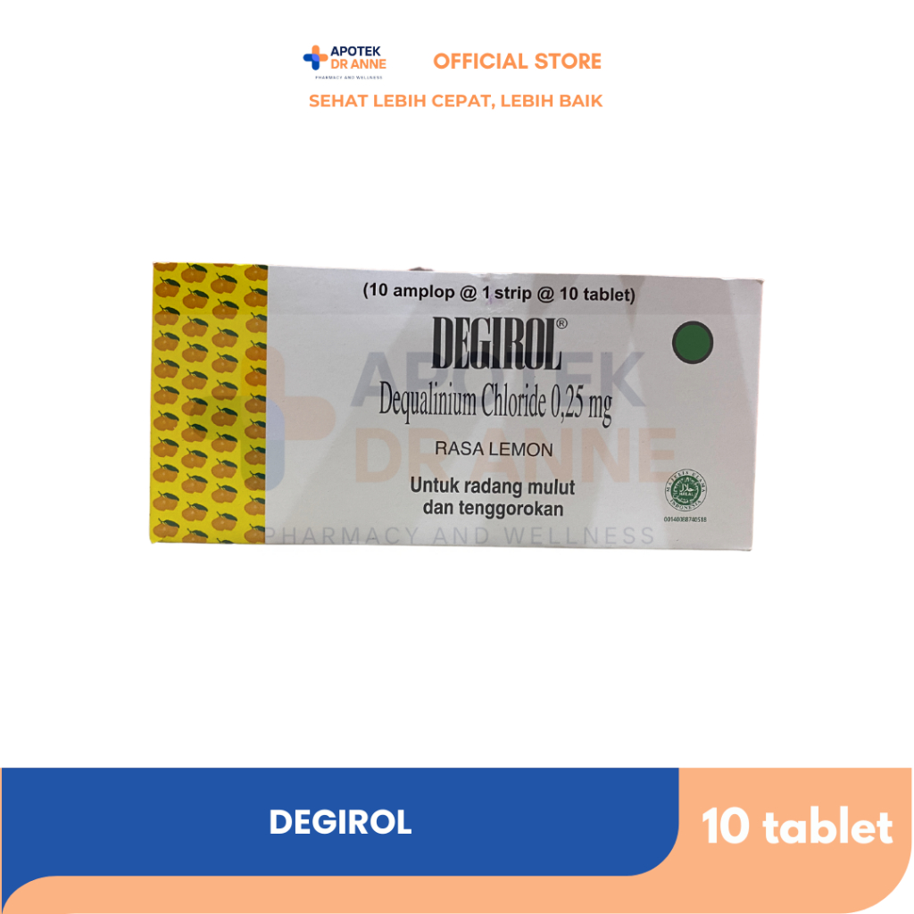 Degirol Tablet Hisap 10 Tablet