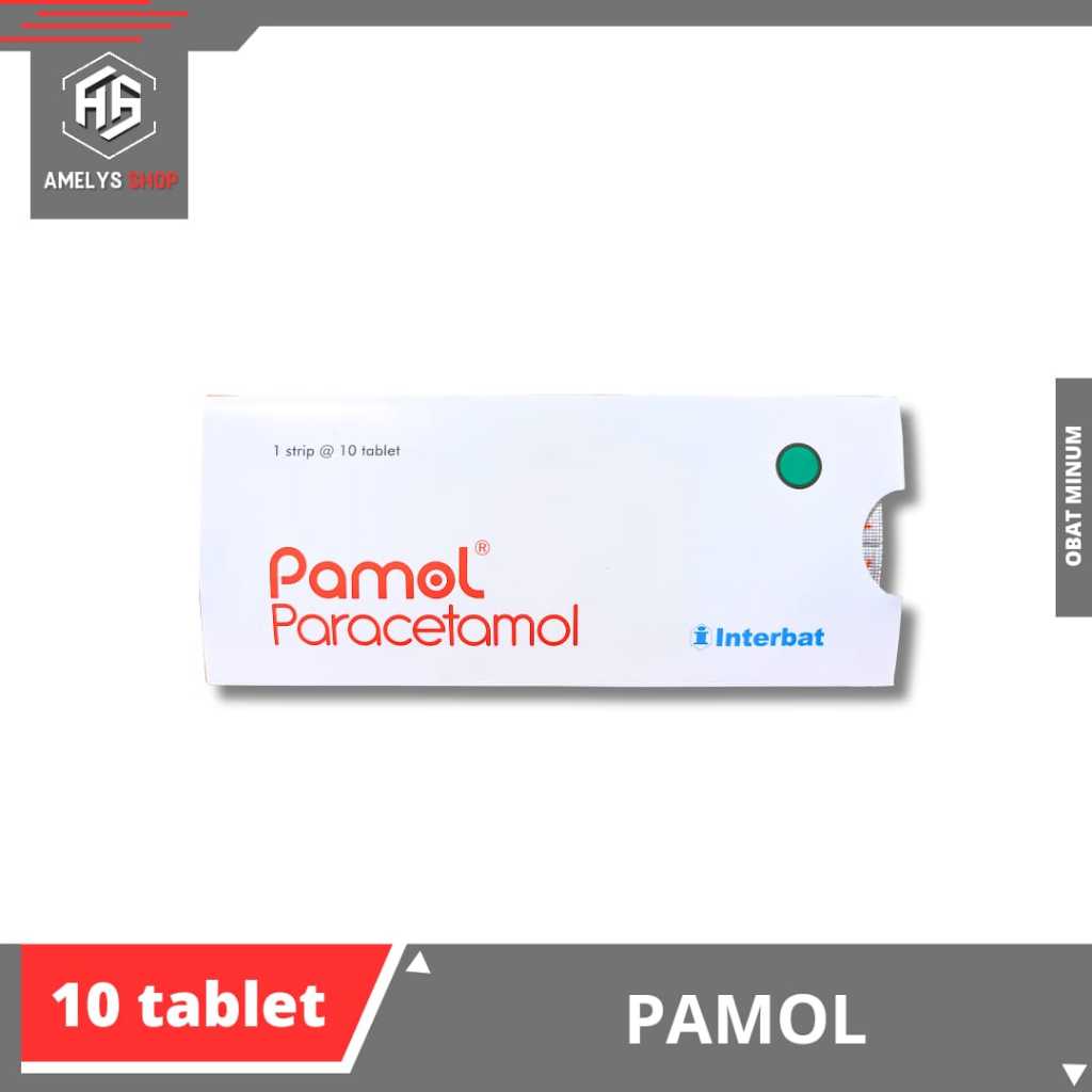 Pamol Paracetamol isi 10 tablet