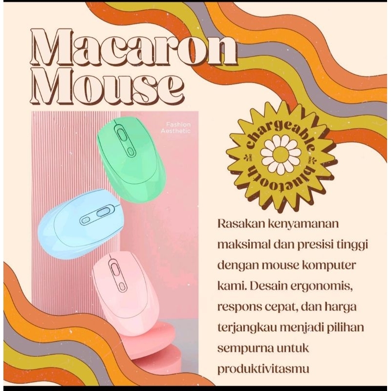 Retro Macaron Mouse