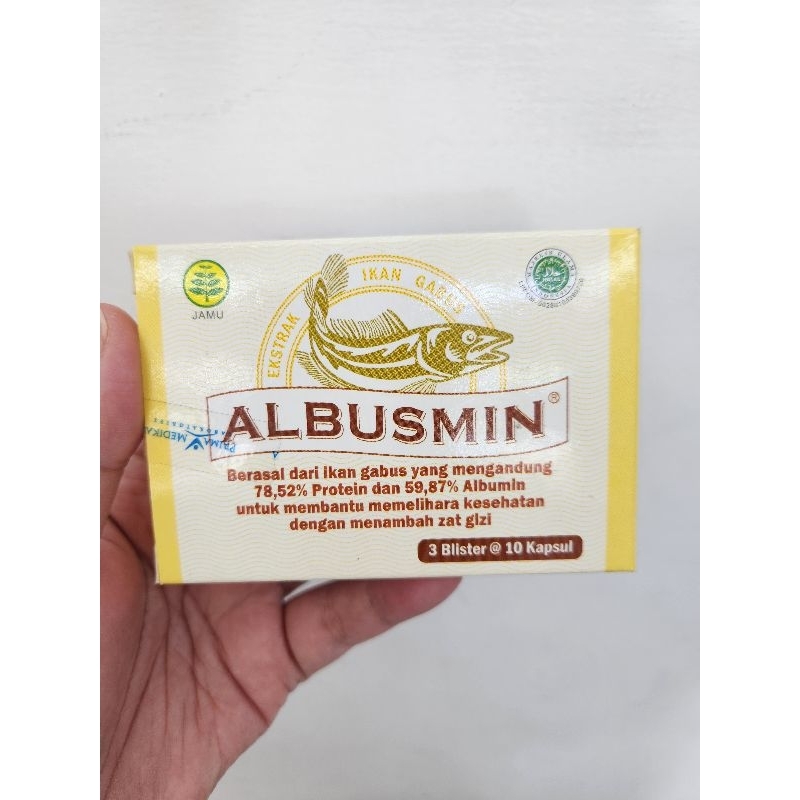 Albusmin isi 30 kapsul