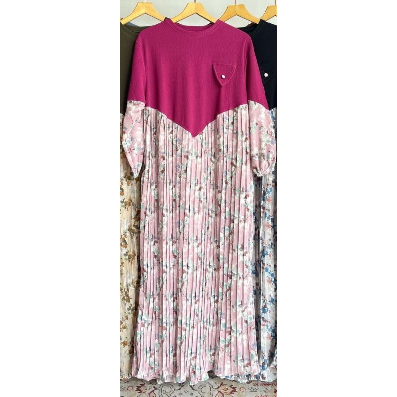 gamis pink pliske