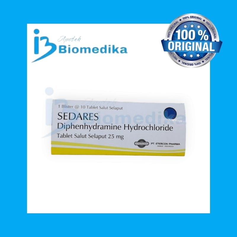 Sedares Tablet 1 Strip Isi 10 Tablet