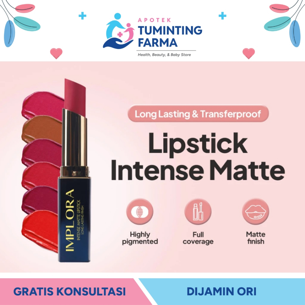 Implora Lipstick Intense Matte  3.5g - MANADO