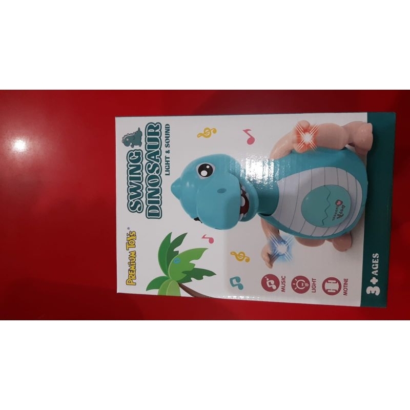 mainan swing dinosaur light & sound dus