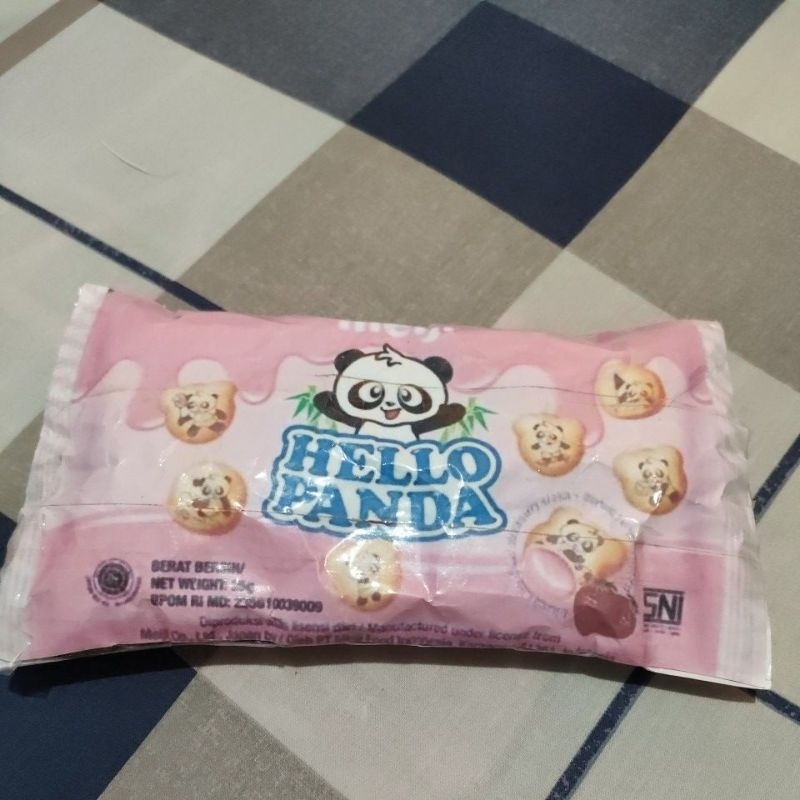 paper squishy hello panda rasa strawberry