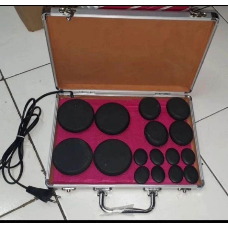 alat hot stone spa therapy 16pc