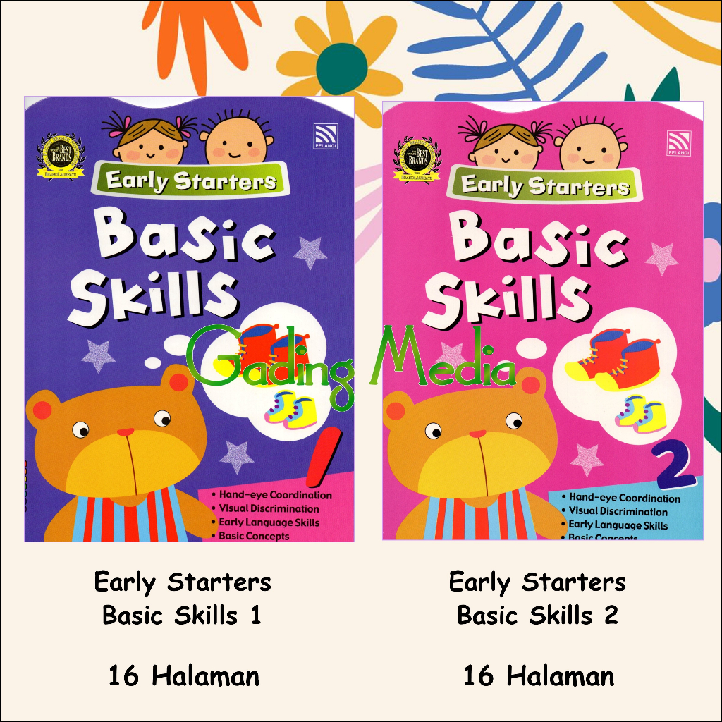 Pra-Nursery Early Starters - Basic Skills 1 - 2