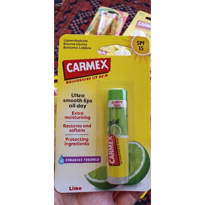 Carmex Lip balm Lime Enhanced formula 4.25g