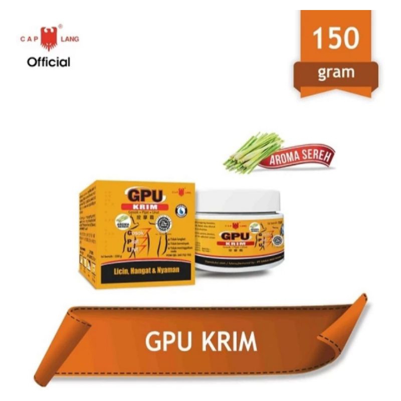 GPU Cream Sereh 150gr