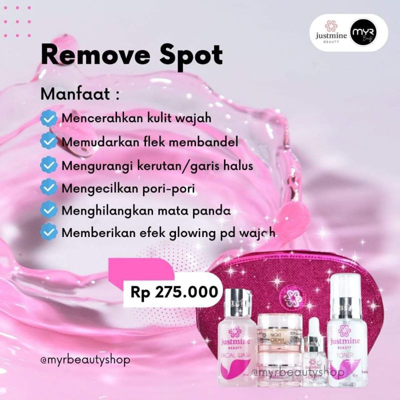 (COD)JUSTMINE SKINCARE REMOVE SPOT/FLEK