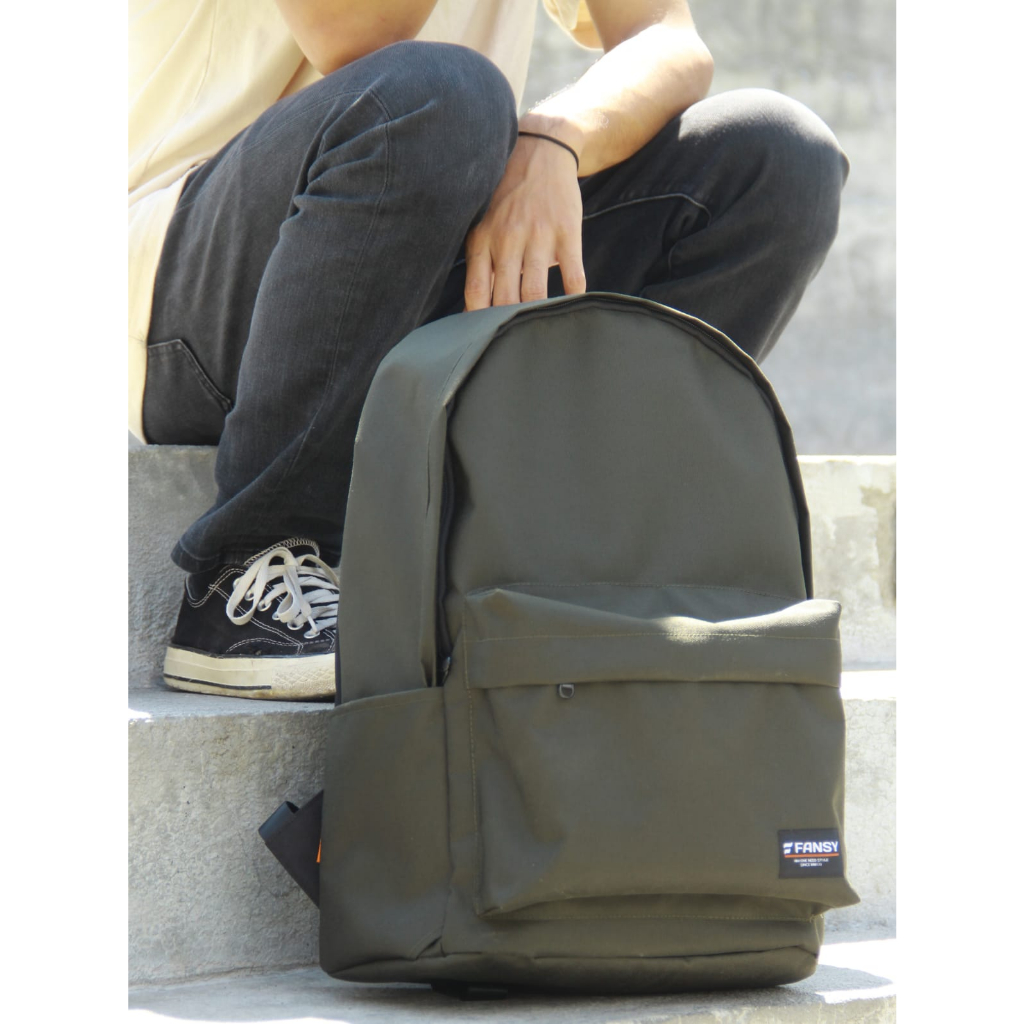FANSYBAGS - TAS RANSEL PRIA WANITA MODEL BASIC