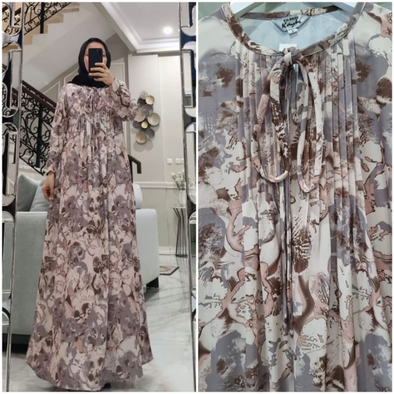 Gamis motif offnasle rosecrep