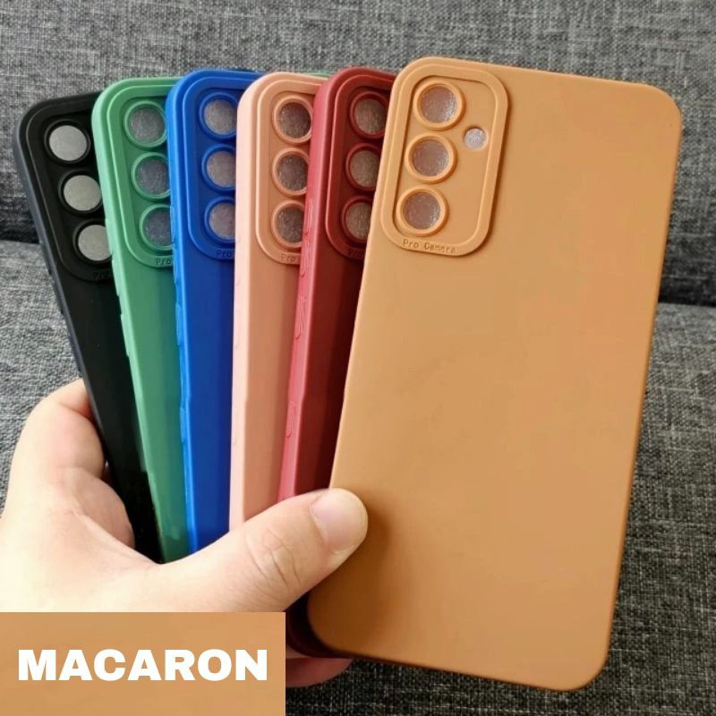 SOFT CASE MACARON SAMSUNG A54 TPU MATTE PRO CAMERA