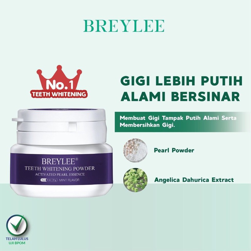 Breylee Teeth Whitening Powder 30gr