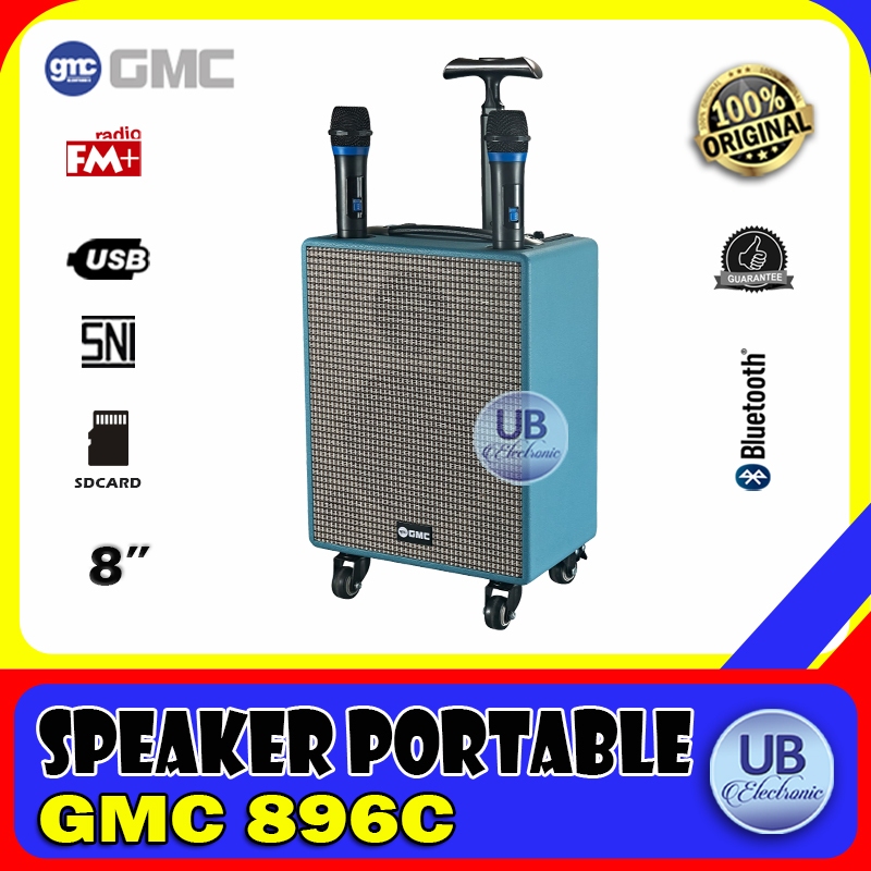 SPEAKER PORTABLE GMC 896C BLUETOOTH